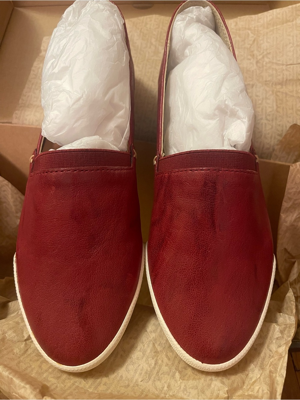Frye Melanie Slip On Women’s shoe Burnt Red, Size 8